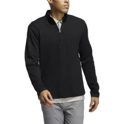 ADIDAS 3-Stripe 1/4 Zip Layering 34 ADIDAS 3-Stripe 1/4 Zip Layering -Golf Bag Sales adidas 3 stripe 1 4 zip layering black 01 51348.1677086412