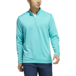 ADIDAS Club 1/4 Zip -Golf Bag Sales adidas club 1 4 zip semi mint rush 01 28893.1647451820