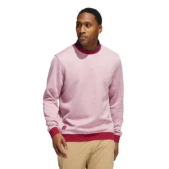 ADIDAS Go-To Crewneck Pullover -Golf Bag Sales adidas go to crewneck pullover legacy burgundy almost pink 01 46523.1676597766