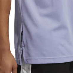 ADIDAS Primeblue Two-Tone Pique Polo -Golf Bag Sales adidas primeblue two tone pique polo white semi night flash 04 89425.1659042802