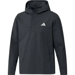 ADIDAS Ripstop 1/4 Zip Pullover Hoodie -Golf Bag Sales adidas ripstop 1 4 zip pullover hoodie black 01 49424.1677077879