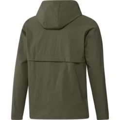 ADIDAS Ripstop 1/4 Zip Pullover Hoodie -Golf Bag Sales adidas ripstop 1 4 zip pullover hoodie olive strata 02 38418.1677077880