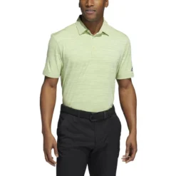 ADIDAS Spacedye Stripe Polo -Golf Bag Sales adidas spacedye stripe polo pulse lime legacy indigo 01 44200.1647963243