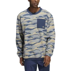 ADIDAS Texture Print Crewneck