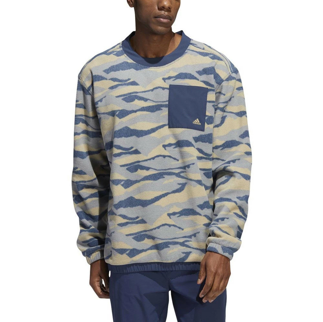 ADIDAS Texture Print Crewneck 1 ADIDAS Texture Print Crewneck