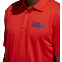 ADIDAS Ultimate365 USA Golf Solid Polo 27 ADIDAS Ultimate365 USA Golf Solid Polo -Golf Bag Sales adidas ultimate 365 usa golf solid polo red 03 61618.1659043263