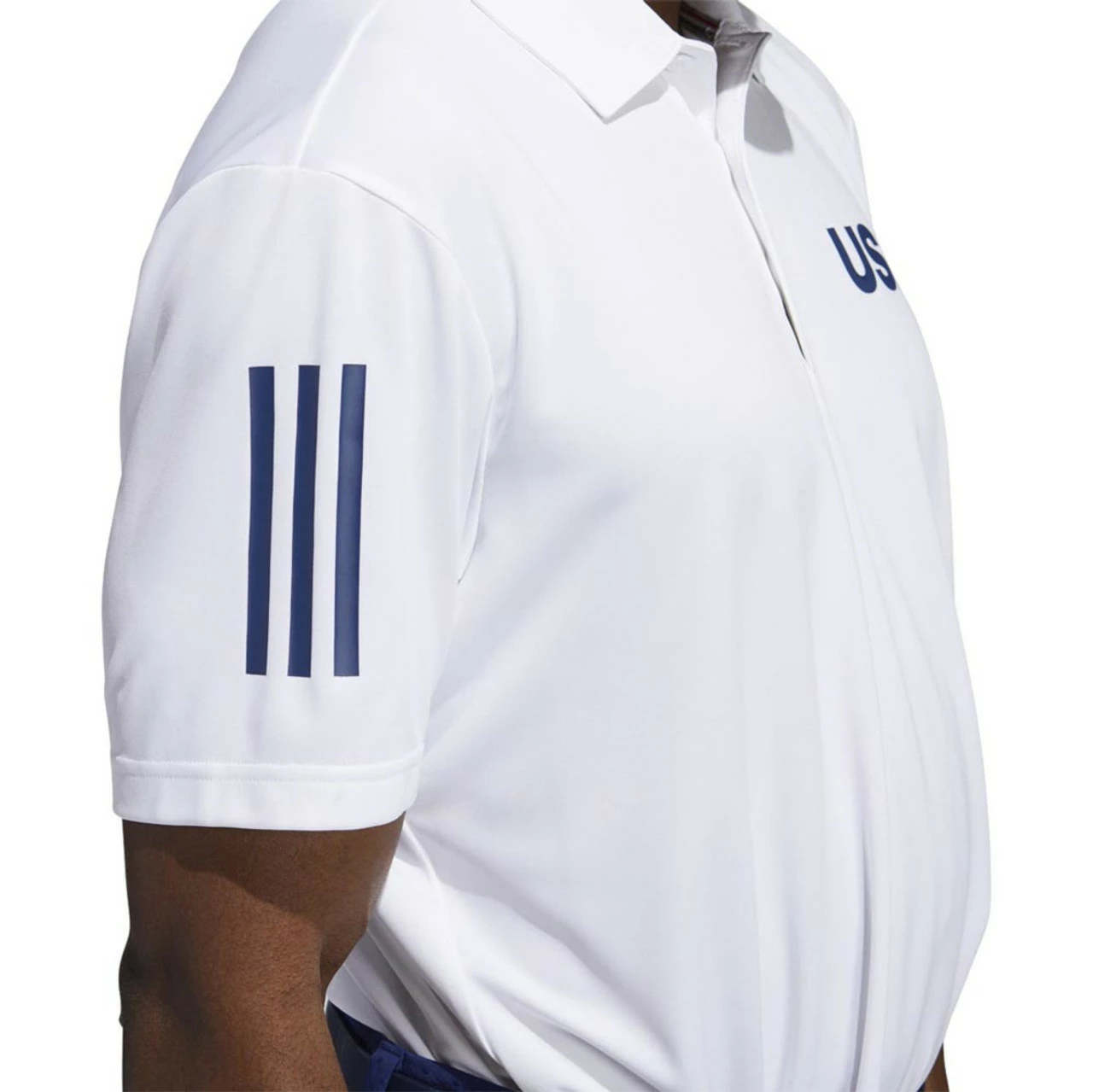 ADIDAS Ultimate365 USA Golf Solid Polo 9 ADIDAS Ultimate365 USA Golf Solid Polo - Image 9