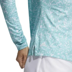 ADIDAS Women's AEROREADY UV50 Printed Long Sleeve 22 ADIDAS Women's AEROREADY UV50 Printed Long Sleeve -Golf Bag Sales adidas womens aeroready uv50 printed long sleeve white acid mint 03 63315.1633102935