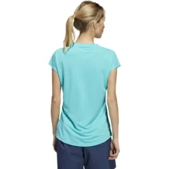 ADIDAS Women's Essentials Crew Polo -Golf Bag Sales adidas womens essentials crew polo semi mint rush 02 75219.1647971302