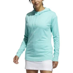 ADIDAS Women's Essentials Heathered Hoodie -Golf Bag Sales adidas womens essentials heathered hoodie acid mint 01 98770.1633103433