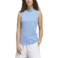 ADIDAS Women's Essentials Sleeveless Polo -Golf Bag Sales adidas womens essentials sleeveless polo blue rush white 01 34986.1647971595