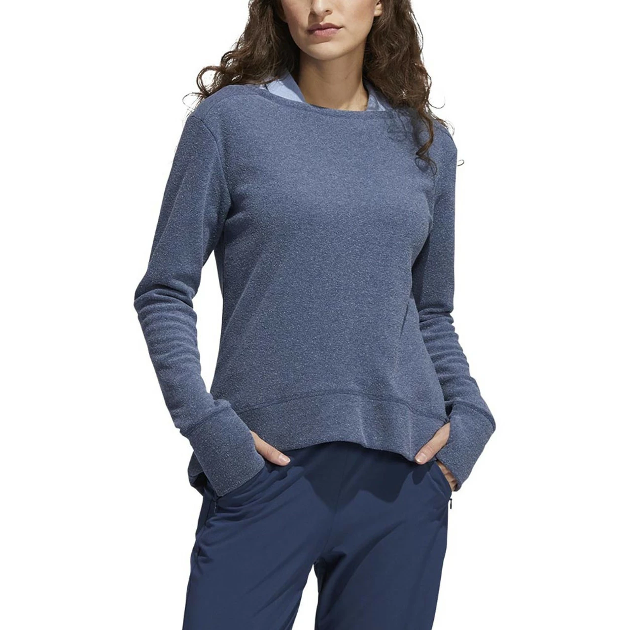 ADIDAS Women's Fleece Sweatshirt 5 ADIDAS Women's Fleece Sweatshirt - Image 5