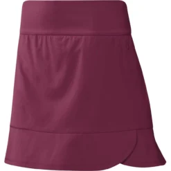ADIDAS Women's Frill Skort - 16 Inch -Golf Bag Sales adidas womens frill skort 16 inch legacy burgundy 01 42688.1678993890