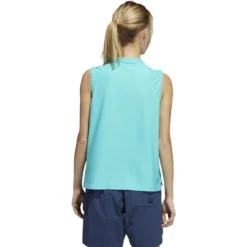 ADIDAS Women's Go-To Sleeveless Polo -Golf Bag Sales adidas womens go to sleeveless polo semi mint rush 02 73340.1647972106