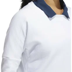 ADIDAS Women's Go-To Sweatshirt 23 ADIDAS Women's Go-To Sweatshirt -Golf Bag Sales adidas womens go to sweatshirt white 04 36169.1639065673