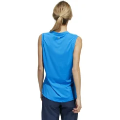 ADIDAS Women's Gradient Sleeveless Polo 9 ADIDAS Women's Gradient Sleeveless Polo -Golf Bag Sales adidas womens gradient sleeveless polo blue rush 02 78857.1647972220