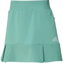 ADIDAS Women's Pleated Perforated Skort - 15 Inch -Golf Bag Sales adidas womens pleated perforated skort 15 inch acid mint 01 41306.1633118093