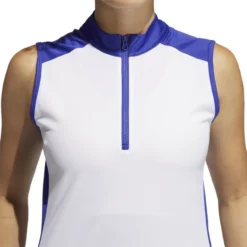ADIDAS Women's Primeblue Colorblock Racerback Polo -Golf Bag Sales adidas womens primeblue colorblock racerback polo white 03 37452.1659042809