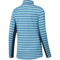 ADIDAS Women's Printed Sun Protection 1/4 Zip -Golf Bag Sales adidas womens printed sun protection 1 4 zip crew navy 02 42179.1676584275