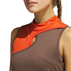 ADIDAS Women's Sleeveless Mock Dress -Golf Bag Sales adidas womens sleeveless mock dress earth strata 03 78528.1676590651