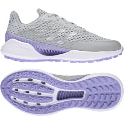 ADIDAS Women's Summervent Golf Shoes -Golf Bag Sales adidas womens summervent golf shoes grey two silver light purple 03 66385.1673899887