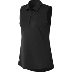 ADIDAS Women's Ultimate 365 Solid Sleeveless Polo -Golf Bag Sales adidas womens ultimate 365 solid sleeveless polo black 01 17897.1662670227