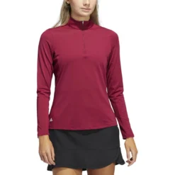 ADIDAS Women's Ultimate365 Sun Protection Shirt 14 ADIDAS Women's Ultimate365 Sun Protection Shirt -Golf Bag Sales adidas womens ultimate365 sun protection shirt legacy burgundy 01 10915.1676580898
