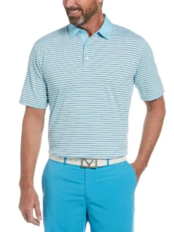Callaway 3-Color Stripe Polo -Golf Bag Sales callaway 3 color stripe polo petit four 01 25502.1676596856