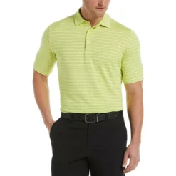 Callaway Fine Line Ventilated Stripe Polo -Golf Bag Sales callaway fine line ventilated stripe polo daquiri green 01 11144.1676908682