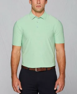 Callaway Tour Authentic Heather Striped Polo -Golf Bag Sales callaway tour authentic heather striped polo pistachio heather 01 61593.1632414115