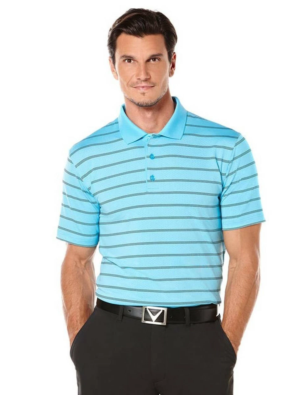 Callaway Ventilated Stripe Polo - Previous Season Style 1 Callaway Ventilated Stripe Polo - Previous Season Style