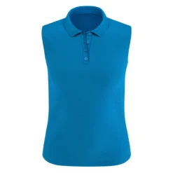 Callaway Women's Solid Knit Sleeveless Polo -Golf Bag Sales callaway womens solid knit sleeveless polo ibiza blue 01 23567.1654787581