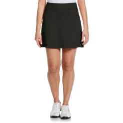 Callaway Women's Solid TrueSculpt Skort - 17 Inch 8 Callaway Women's Solid TrueSculpt Skort - 17 Inch -Golf Bag Sales callaway womens solid truesculpt skort 17 inch caviar 01 14949.1654791779