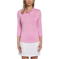 Callaway Women's Swing Tech 3/4 Sleeve Polo