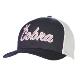 COBRA Crown C Trucker Snapback Hat -Golf Bag Sales cobra crown c trucker snapback hat navy blazer 01 56653.1648568868