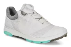 ECCO Women's Biom Hybrid 3 BOA Golf Shoes - White/Emerald -Golf Bag Sales ecco womens biom hybrid 3 boa golf shoes white emerald 03 55092.1659548166