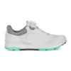 ECCO Women's Biom Hybrid 3 BOA Golf Shoes - White/Emerald