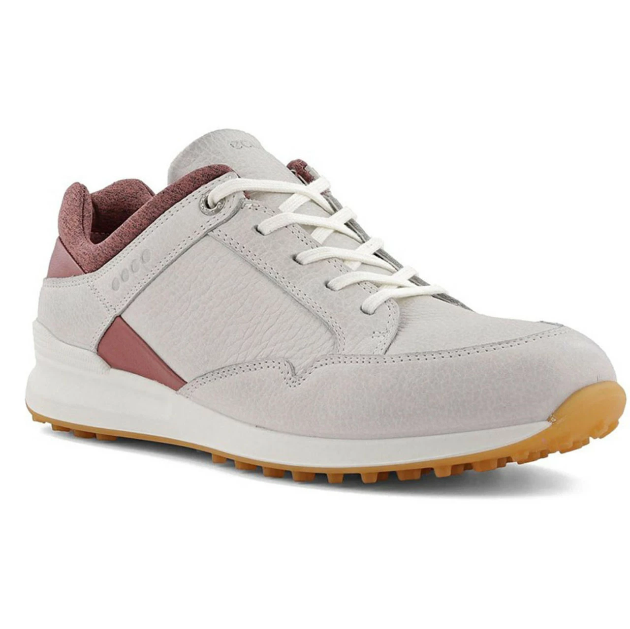 ECCO Women's Street Retro Golf Shoes - White/Quarry 3 ECCO Women's Street Retro Golf Shoes - White/Quarry - Image 3