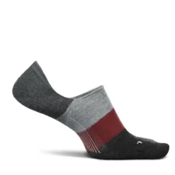 Feetures Everyday No Show Hidden Stripe Sock