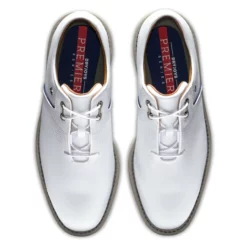 FootJoy Men's DryJoys Premiere Series Flint Golf Shoes -Golf Bag Sales footjoy dryjoys premiere series flint golf shoes white navy 03 29959.1668002454