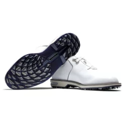 FootJoy Men's DryJoys Premiere Series Flint Golf Shoes -Golf Bag Sales footjoy dryjoys premiere series flint golf shoes white navy 06 31602.1668002454