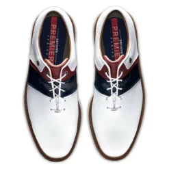 FootJoy Men's DryJoys Premiere Series Packard Golf Shoes 43 FootJoy Men's DryJoys Premiere Series Packard Golf Shoes -Golf Bag Sales footjoy dryjoys premiere series packard golf shoes white navy red 03 92281.1676576785