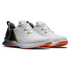 FootJoy Men's FJ Fuel Golf Shoes -Golf Bag Sales footjoy fj fuel golf shoes white black orange 05 42641.1664305173