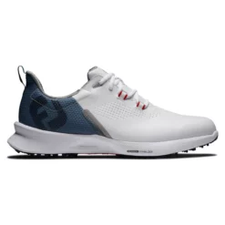 FootJoy Men's FJ Fuel Golf Shoes -Golf Bag Sales footjoy fj fuel golf shoes white blue fog red 01 69249.1664304220