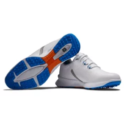 FootJoy Men's FJ Fuel Golf Shoes -Golf Bag Sales footjoy fj fuel golf shoes white orange 06 40875.1664305002