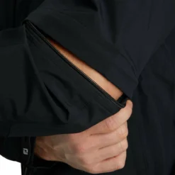 FootJoy FJ HydroLite Rain Jacket Zip-Off Sleeves 7 FootJoy FJ HydroLite Rain Jacket Zip-Off Sleeves -Golf Bag Sales footjoy fj hydrolite rain jacket zip off sleeves black 04 10133.1632931061