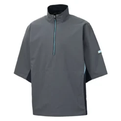 FootJoy FJ Hydrolite Short Sleeve Rain Shirt -Golf Bag Sales footjoy fj hydrolite short sleeve rain shirt charcoal navy 01 00861.1676494361
