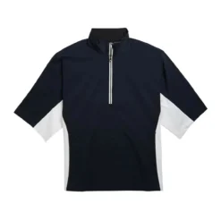 FootJoy FJ Hydrolite Short Sleeve Rain Shirt -Golf Bag Sales footjoy fj hydrolite short sleeve rain shirt navy white black 01 22823.1676494363