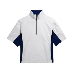 FootJoy FJ Hydrolite Short Sleeve Rain Shirt -Golf Bag Sales footjoy fj hydrolite short sleeve rain shirt white royal black houndstooth 01 30510.1676494363