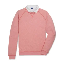 FootJoy French Terry Crewneck -Golf Bag Sales footjoy french terry crewneck coral heather 04 75153.1673905623